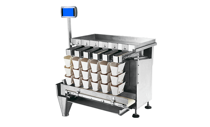 Anti-sticky 6 Heads Weigher