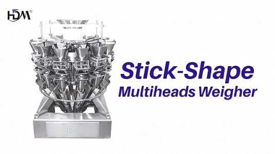 Stick shape 14 head weigher for sausage